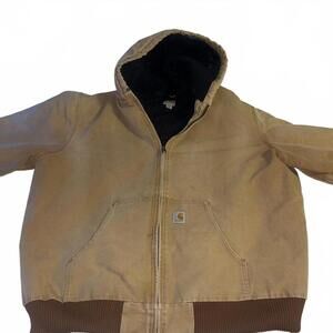 Carhartt Iconic J140 Firm Duck Active work Jacket with Quilted Lining Men’s 3XL